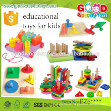 EN71 brinquedos de madeira coloridos de brinquedos coloridos OEM / ODM brinquedo educativo para crianças